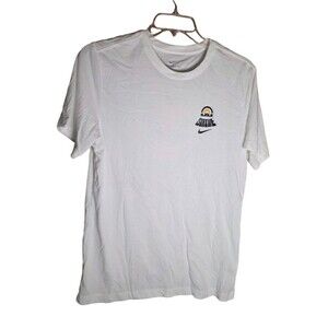 Nike Dri-FIT Graphic T-Shirt White Tiger Logo Size M